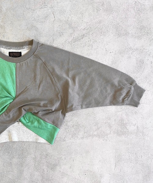 BIG FIELD（ビッグフィールド）の「ナガソデクロスロンT（90～150cm）（Tシャツ/カットソー・キッズ・グレー/パープル/チャコール/オフホワイト・100/110/130/140/120/90/150）」の10枚目の写真