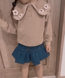 CERCA | lulunoix/フリル襟フラワートレーナー N15168(スウェット)