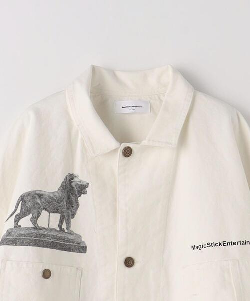 MAGIC STICK（マジックスティック）の「＜MAGIC STICK＞ THE MET カバーオール（ブルゾン・メンズ・オフホワイト・M/L）」の6枚目の写真