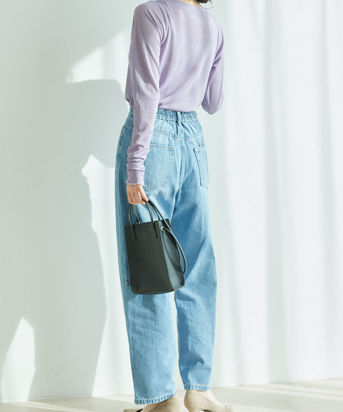 Jayro(ジャイロ)の「デニムストレートパンツ(デニムパンツ・レディース・ブルー/ブラック/サックスブルー・M)」の16枚目の写真