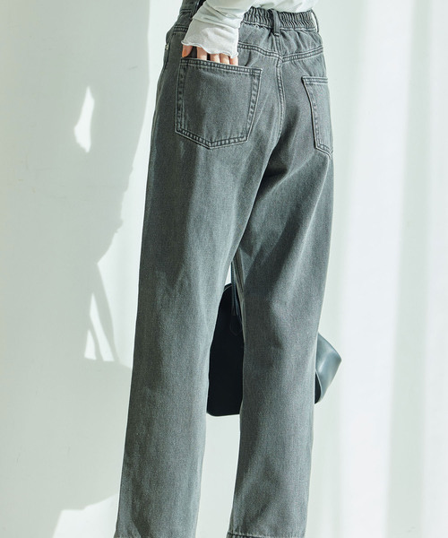 Jayro(ジャイロ)の「デニムストレートパンツ(デニムパンツ・レディース・ブルー/ブラック/サックスブルー・M)」の20枚目の写真