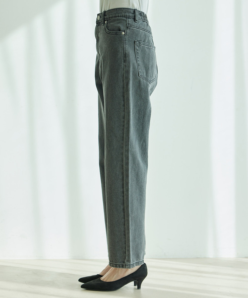 Jayro(ジャイロ)の「デニムストレートパンツ(デニムパンツ・レディース・ブルー/ブラック/サックスブルー・M)」の22枚目の写真