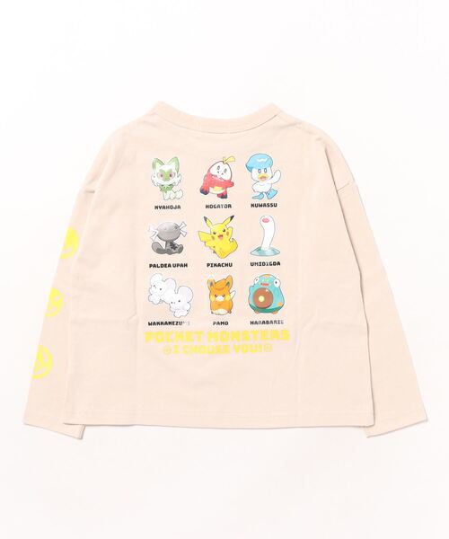 Right-on(ライトオン)の「【ポケモン】長袖Tシャツ(Tシャツ/カットソー・キッズ・ベージュ/ブラック/ブルー/ホワイト・130/140/120/110)」の8枚目の写真