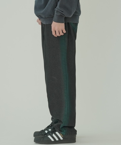 improves(インプローブス)の「スプレー加工 デニム バギーパンツ(デニムパンツ・メンズ・ブラック×グレー/グレー/ブラック×グリーン/ブラック×レッド・MEDIUM/LARGE)」の12枚目の写真