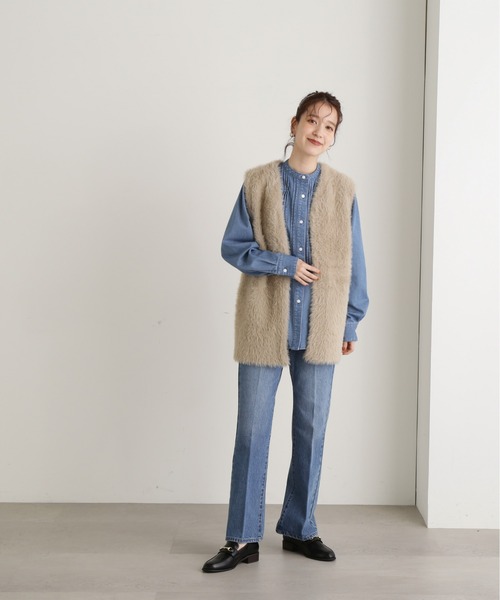 N.（N. Natural Beauty Basic）（エヌエヌナチュラルビューティーベーシック）の「ビット付ローファー（ローファー・レディース・ブラウン/ブラック・23.5cm/24.5cm/22.5cm）」の5枚目の写真