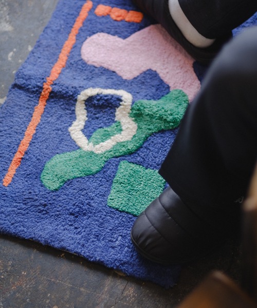 BIRTHDAY BAR(バースデイバー)の「【SAHIR サヒール】Floormat emotion フロアマット(ラグ/マット・レディース・ネイビー/アイボリー・フリー)」の11枚目の写真