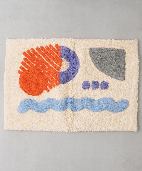 BIRTHDAY BAR(バースデイバー)の「【SAHIR サヒール】Floormat emotion フロアマット(ラグ/マット・レディース・ネイビー/アイボリー・フリー)」の7枚目の写真