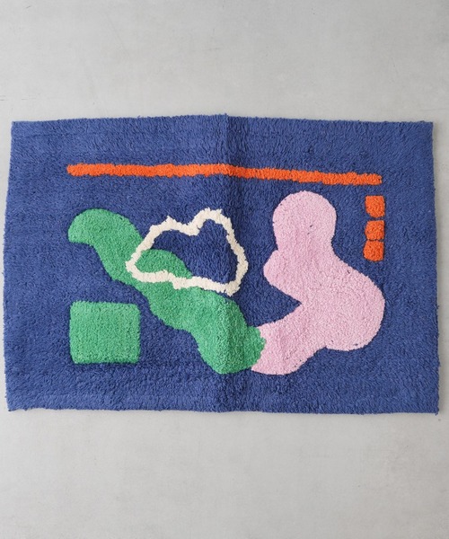 BIRTHDAY BAR(バースデイバー)の「【SAHIR サヒール】Floormat emotion フロアマット(ラグ/マット・レディース・ネイビー/アイボリー・フリー)」の14枚目の写真