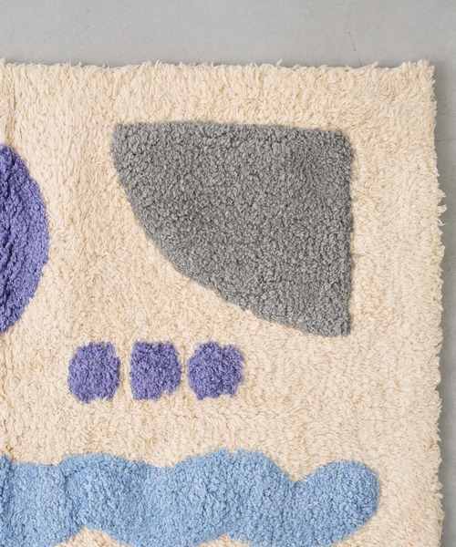 BIRTHDAY BAR(バースデイバー)の「【SAHIR サヒール】Floormat emotion フロアマット(ラグ/マット・レディース・ネイビー/アイボリー・フリー)」の9枚目の写真