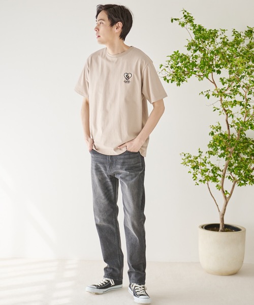 Arnold Palmer（アーノルドパーマー）の「ハートモチーフ シェア Tシャツ（Tシャツ/カットソー・レディース・ブラック/ホワイト/ライトベージュ・XS/LL/L/M/S）」の17枚目の写真