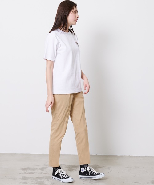 Arnold Palmer（アーノルドパーマー）の「ハートモチーフ シェア Tシャツ（Tシャツ/カットソー・レディース・ブラック/ホワイト/ライトベージュ・XS/LL/L/M/S）」の18枚目の写真