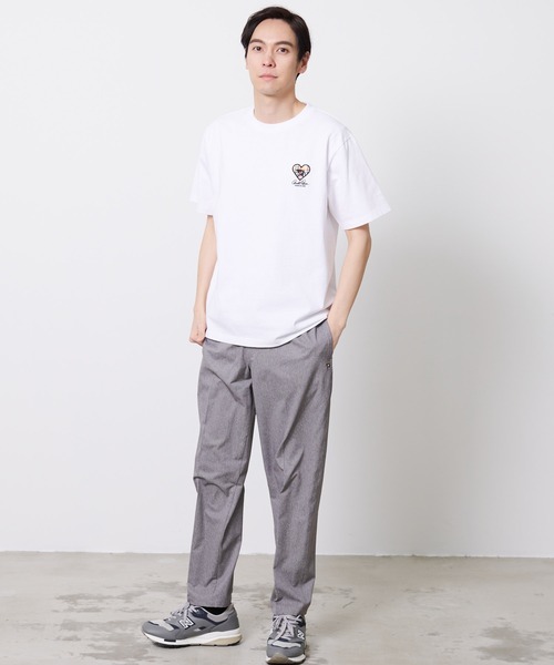 Arnold Palmer（アーノルドパーマー）の「ハートモチーフ シェア Tシャツ（Tシャツ/カットソー・レディース・ブラック/ホワイト/ライトベージュ・XS/LL/L/M/S）」の7枚目の写真