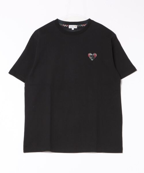 Arnold Palmer（アーノルドパーマー）の「ハートモチーフ シェア Tシャツ（Tシャツ/カットソー・レディース・ブラック/ホワイト/ライトベージュ・XS/LL/L/M/S）」の9枚目の写真