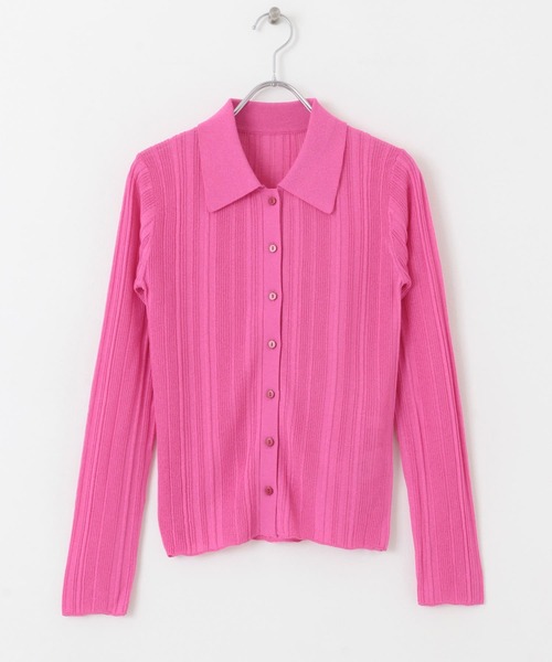 セール】ランダムリブニットカーディガン（カーディガン/ボレロ