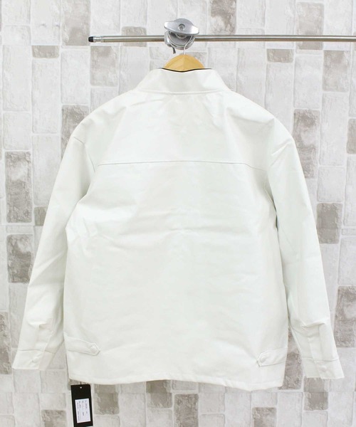 TopIsm（トップイズム）の「【2024】合成皮革 刺繍入りブルゾン（ブルゾン・メンズ・ホワイト/ブラック・FREE）」の8枚目の写真