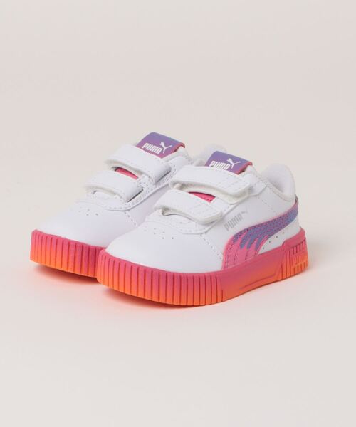 PUMA プーマ CARINA 2.0 TROLLS V INFANT ベビースニーカー ストラップシューズ(キャリーナ2.0トロールズVインファント) 396539（スニーカー）｜PUMA（プーマ）スニーカー