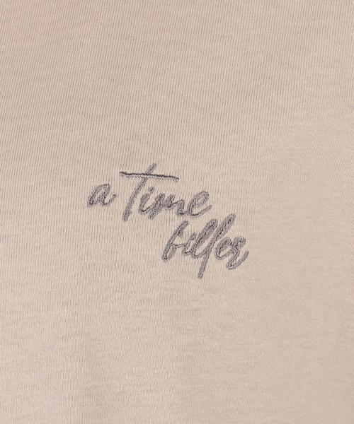 CECIL McBEE(セシルマクビー)の「バックレタリングプリント刺繍Tシャツ(Tシャツ/カットソー・レディース・オフホワイト/チャコールグレー/ライトベージュ/ミント・MEDIUM/LARGE)」の16枚目の写真