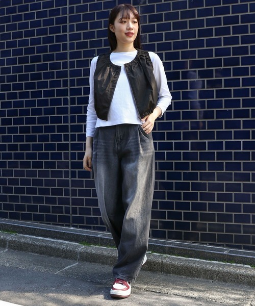 3.3 Field Trip (3.3フィールドトリップ)の「3.3 Field Trip/ナイロンZIPベスト 2103566(ベスト・レディース・ブルー/ブラック・FREE)」の3枚目の写真