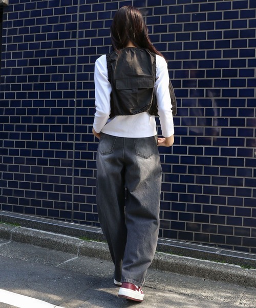 3.3 Field Trip (3.3フィールドトリップ)の「3.3 Field Trip/ナイロンZIPベスト 2103566(ベスト・レディース・ブルー/ブラック・FREE)」の4枚目の写真