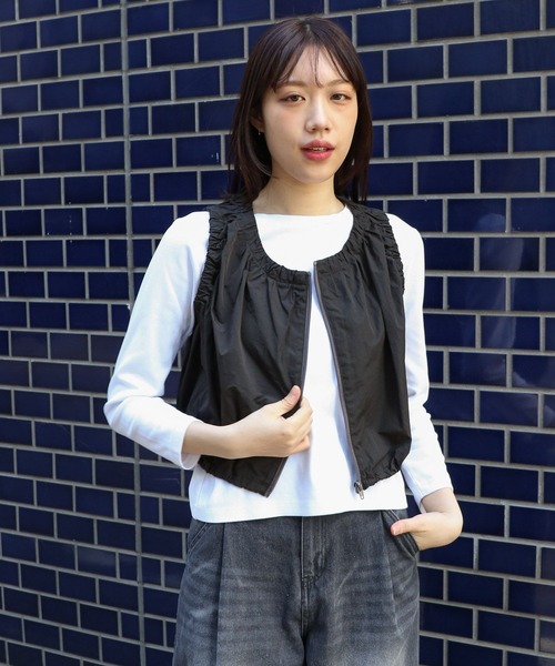 3.3 Field Trip (3.3フィールドトリップ)の「3.3 Field Trip/ナイロンZIPベスト 2103566(ベスト・レディース・ブルー/ブラック・FREE)」の5枚目の写真