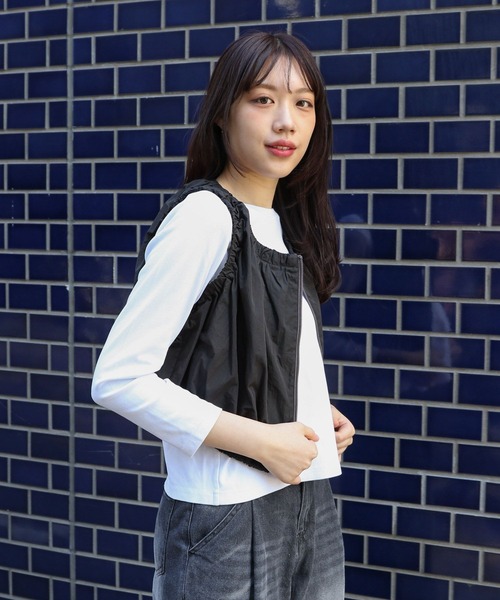 3.3 Field Trip (3.3フィールドトリップ)の「3.3 Field Trip/ナイロンZIPベスト 2103566(ベスト・レディース・ブルー/ブラック・FREE)」の6枚目の写真