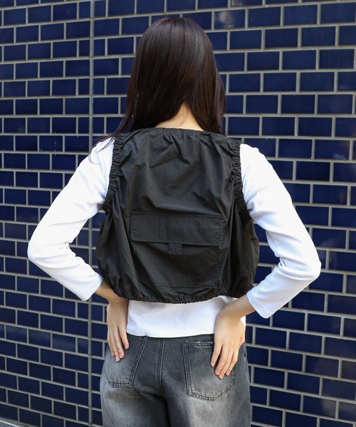 3.3 Field Trip (3.3フィールドトリップ)の「3.3 Field Trip/ナイロンZIPベスト 2103566(ベスト・レディース・ブルー/ブラック・FREE)」の7枚目の写真