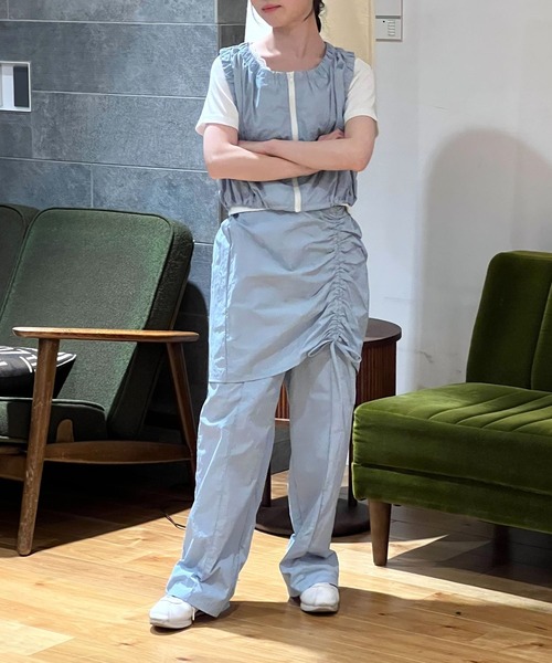 3.3 Field Trip (3.3フィールドトリップ)の「3.3 Field Trip/ナイロンZIPベスト 2103566(ベスト・レディース・ブルー/ブラック・FREE)」の9枚目の写真