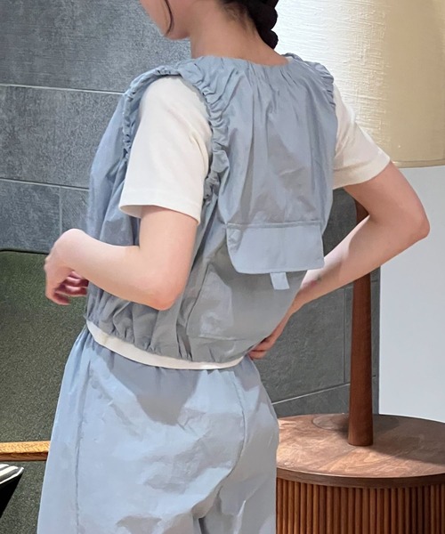 3.3 Field Trip (3.3フィールドトリップ)の「3.3 Field Trip/ナイロンZIPベスト 2103566(ベスト・レディース・ブルー/ブラック・FREE)」の13枚目の写真