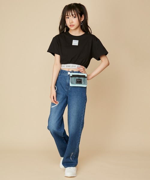 JENNI（ジェニィ）の「メッシュマルチポケット（ショルダーバッグ