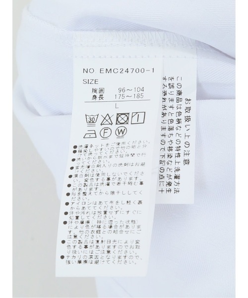 m.f.editorial(エムエフエディトリアル)の「シャツ メンズ 7分袖 綿混 ドビー ボタンダウン 二枚衿(シャツ/ブラウス・メンズ・ネイビー/パープル/ホワイト・MEDIUM/LARGE/X-LARGE)」の22枚目の写真