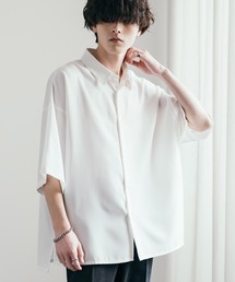 Rocky Monroe | 接触冷感オーバーサイズレギュラーカラー半袖シャツ(シャツ/ブラウス)