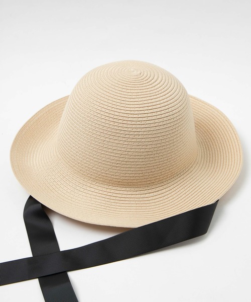 WEGO（ウィゴー）の「WEGO/リボン付き雑材ハット（ハット・レディース・オフホワイト/ナチュラル・FREE）」の10枚目の写真