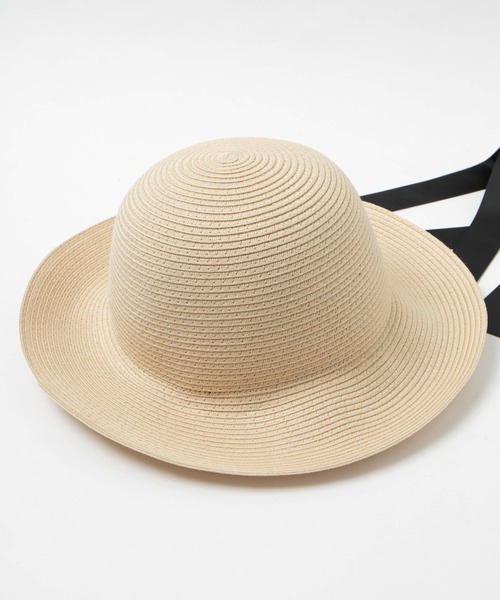 WEGO（ウィゴー）の「WEGO/リボン付き雑材ハット（ハット・レディース・オフホワイト/ナチュラル・FREE）」の11枚目の写真