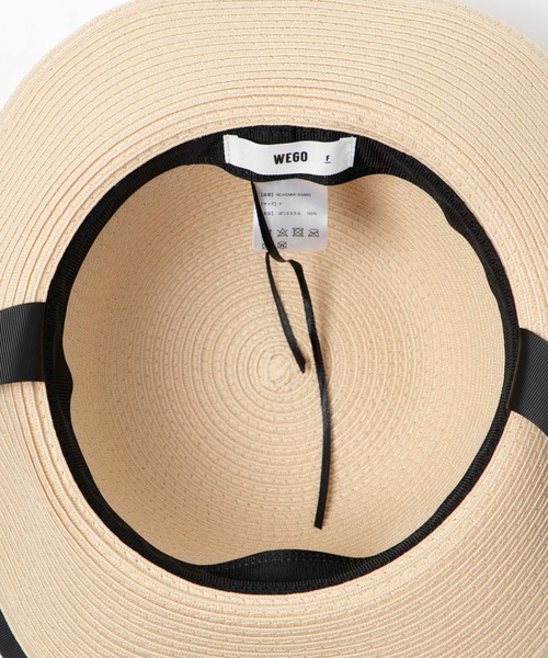 WEGO（ウィゴー）の「WEGO/リボン付き雑材ハット（ハット・レディース・オフホワイト/ナチュラル・FREE）」の13枚目の写真