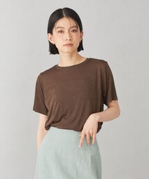 ＜EMMEL REFINES＞EM シャイニー トロミ Tシャツ