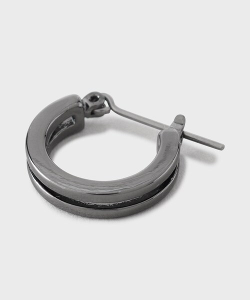 tk.TAKEO KIKUCHI（ティーケータケオキクチ）の「◆アソートフープピアス【片耳用】（ピアス（両耳用）・メンズ・ゴールド系2/ブラック系1/ゴールド系/ブラック/シルバー系1/シルバー系/ブラック系/ゴールド系1/シルバー系2/ブラック系2/シルバー/シルバー系3/ブラック系3・00）」の5枚目の写真