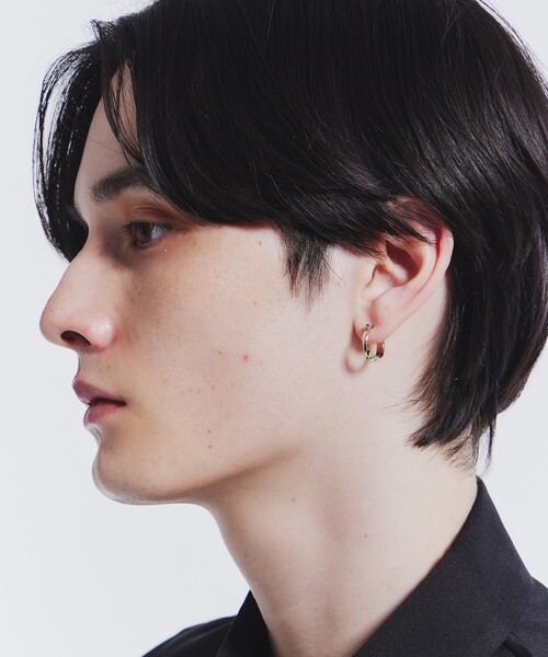 tk.TAKEO KIKUCHI（ティーケータケオキクチ）の「◆アソートフープピアス【片耳用】（ピアス（両耳用）・メンズ・ゴールド系2/ブラック系1/ゴールド系/ブラック/シルバー系1/シルバー系/ブラック系/ゴールド系1/シルバー系2/ブラック系2/シルバー/シルバー系3/ブラック系3・00）」の21枚目の写真