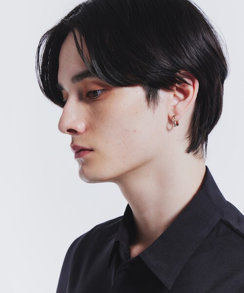 tk.TAKEO KIKUCHI（ティーケータケオキクチ）の「◆アソートフープピアス【片耳用】（ピアス（両耳用）・メンズ・ゴールド系2/ブラック系1/ゴールド系/ブラック/シルバー系1/シルバー系/ブラック系/ゴールド系1/シルバー系2/ブラック系2/シルバー/シルバー系3/ブラック系3・00）」の22枚目の写真