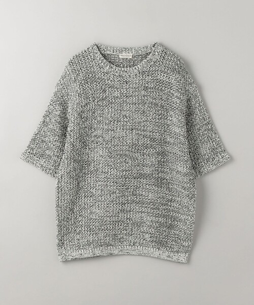B&Y ギマコットン リラックス ラダー クルーネック ショートスリーブ BEAUTY&YOUTH UNITED ARROWS（ビューティーアンドユース
