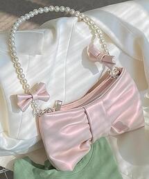 WEGO/パールリボンバッグ