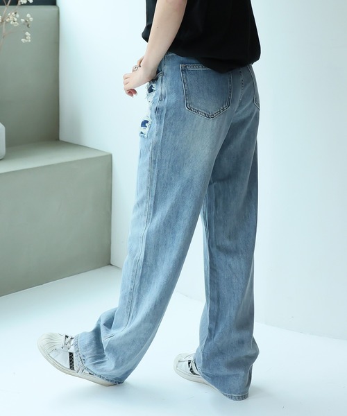 Girly Doll（ガーリードール）の「デニムパンツ（デニムパンツ・レディース・ブルー・S/M/L）」の7枚目の写真