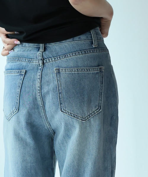 Girly Doll（ガーリードール）の「デニムパンツ（デニムパンツ・レディース・ブルー・S/M/L）」の9枚目の写真