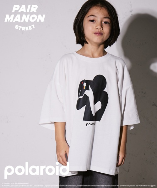 PAIRMANON STREET】【Polaroid】ポラロイド デザイン 半袖 Tシャツ（T