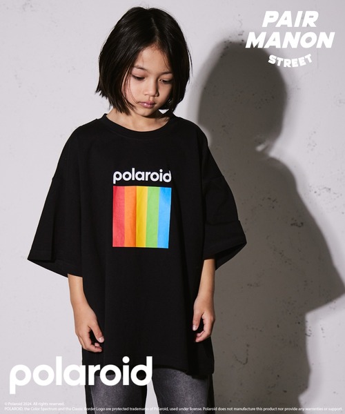 PAIRMANON STREET】【Polaroid】ポラロイド デザイン 半袖 Tシャツ（T