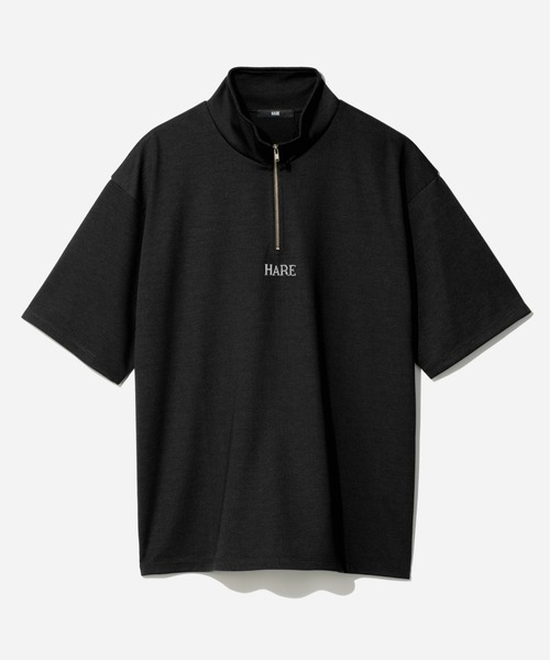 HARE（ハレ）の「3D-HAREロゴハーフZIPカットソー(HARE)（Tシャツ/カットソー・メンズ・ホワイト/ブラック/ブルー・FREE）」の3枚目の写真