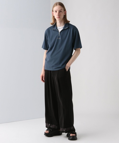 HARE（ハレ）の「3D-HAREロゴハーフZIPカットソー(HARE)（Tシャツ/カットソー・メンズ・ホワイト/ブラック/ブルー・FREE）」の8枚目の写真