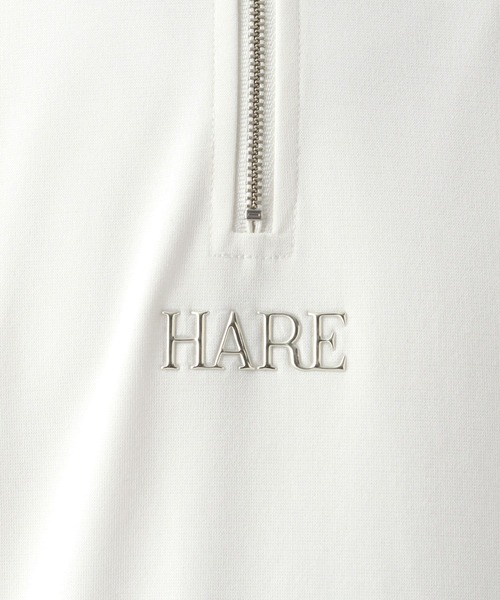 HARE（ハレ）の「3D-HAREロゴハーフZIPカットソー(HARE)（Tシャツ/カットソー・メンズ・ホワイト/ブラック/ブルー・FREE）」の17枚目の写真