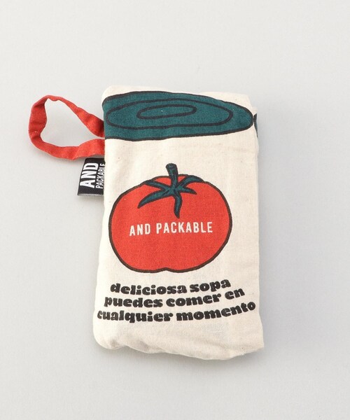 212 KITCHEN STORE(トゥワントゥキッチンストア)の「MBHS ミニマルシェバッグ トマトカン NT <AND PACKABLE アンドパッカブル>(エコバッグ/サブバッグ・レディース・その他・00)」の2枚目の写真