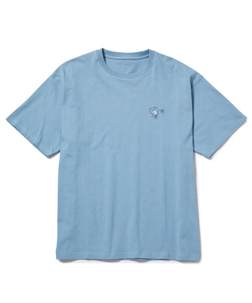 j.n.r.d(ジェー・エヌ・アール・ディー)の「1ポイントメッセージTシャツ(Tシャツ/カットソー・メンズ・ホワイト/サックスブルー/ブラック・LL/M/L)」の3枚目の写真