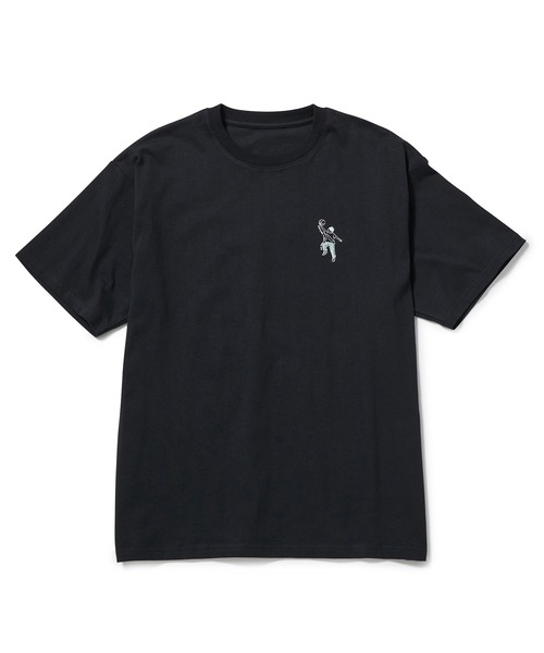 j.n.r.d(ジェー・エヌ・アール・ディー)の「1ポイントメッセージTシャツ(Tシャツ/カットソー・メンズ・ホワイト/サックスブルー/ブラック・LL/M/L)」の2枚目の写真